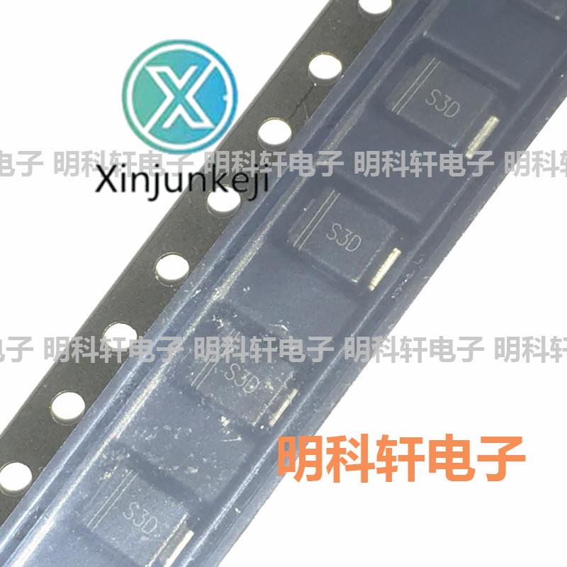 100pcs  ο S3DC S3D SMC DO-214AB 200V/3A SMD  ̿